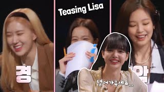 BLACKPINK Jisoo,Jennie & Rose Teasing Lisa Being Strict