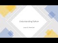 Understanding Python: Lesson 51 - Binary Data