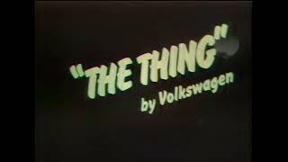 1973 TV Commercial - THE THING by VOLKSWAGEN