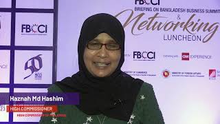 Malaysian High Commissioner wished the success of the Bangladesh Business Summit 2023 #fbcci #trade