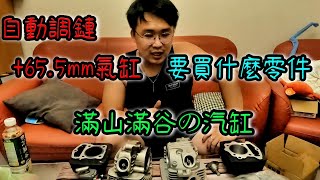 野狼65.5mm汽缸+自動調鏈，零件大公開 | 野狼167CC計畫EP7 | CB150 CB250 天狼星233 悍將 Fighter | 加大排氣量 高科技內鏈調整 | 極度不專業 DIY教學