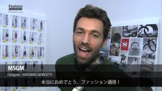 【ファッション通信 30周年スペシャルメッセージ 9】Fashion Tsushin 30th Anniversary Special Message No.9