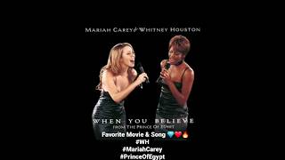 Whitney Houston Mariah Carey When You Believe / Prince Of Egypt  #whitneyhouston #mariahcarey (1998)