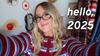 hiii 2025 🌟 i'm back! let's recap \u0026 chat goals/resolutions