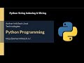 Python Tutorial for Beginners | #5.3 Python String Indexing & Slicing