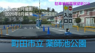 【駐車場前面展望新210】2020年3月桜を見に…薬師池公園