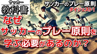 サッカーのプレー原則「なぜサッカーのプレー原則を学ぶ必要があるのか？」をわかりやすく解説 します！