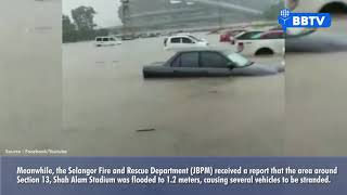 Massive Flash Flood Hit Shah Alam