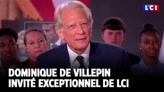 L'interview de Dominique De Villepin invité de LCI