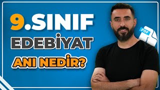 ANI NEDİR? / 9.Sınıf 2.Tema / Deniz Hoca +PDF📝