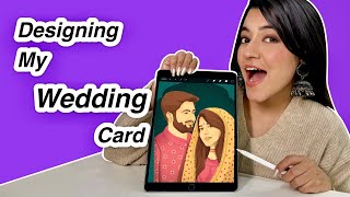 Designing My Own Wedding Card 😱 #SharmaGaiSah