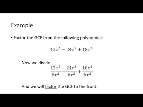 Factoring Lesson 1 - YouTube