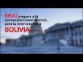 bolivia próxima víctima de las políticas exteriores de e. e. u. u.