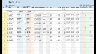 Rabbit Sheets Rabbitry Database and Pedigree Generator on Google Sheets