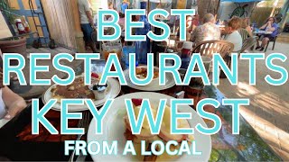 Best Restaurants in Key West Florida From A Local. Plus My GO TO Favorite Restaurants. #keywest