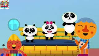 Five little pandas \u0026 Cinco pequeños Pandas | Super Simple Kids Songs for You