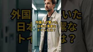 外国人が驚いた日本の清潔なトイレとは？#外国の反応 #外国人の反応 #海外の反応 #shorts