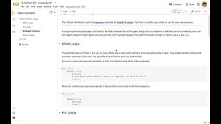 CS1520 Lecture 02c: Python Loops in Colab - while, for, and the range function
