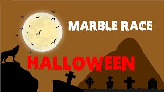 Halloween Marble Race (The scariest race!!!)