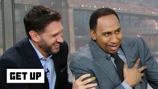 Stephen A. has to be held up after hearing Aaron Rodgers is past his prime | Get Up