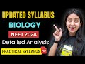 NEET 2024 Updated BIOLOGY Syllabus | Detailed Analysis #neet #neet2024 #update