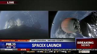 SpaceX successfully launches Falcon 9 rocket carrying heaviest payload to date into space