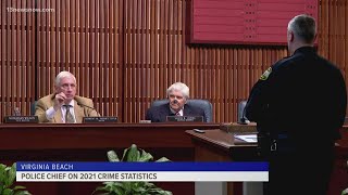 Virginia Beach police chief presents 2021 crime data to City Council