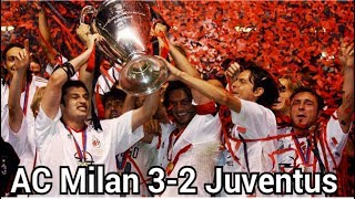 AC Milan vs Juventus UEFA Champions League 2003 Final Highlights