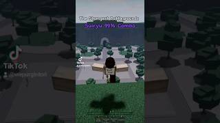 99% Suiryu combo in tsb | #thestrongestbattlegrounds #tsb #suiryu #roblox #fyp