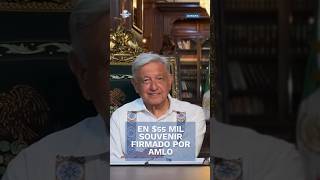 Venden gorra “firmada” por AMLO en 55 mil pesos #shorts