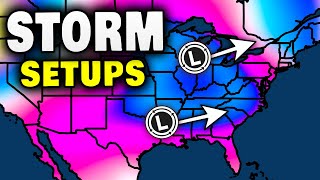 BACK to BACK Major Winter Storms Coming (Snow, Ice, Rain Timing for Each) | ONW