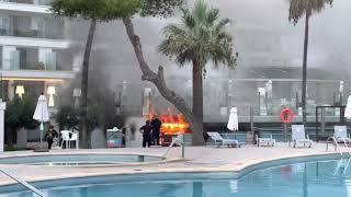 Fire at Playa Esperanza Resort - 9.9.2021