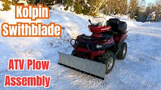 Kolpin Switchblade Snowplow How To Assemble