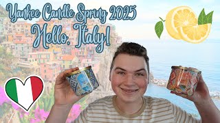 Yankee Candle Spring 2025 First Sniffs | Hello, Italy!