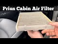 2016 - 2022 Toyota Prius Cabin Air Filter - How To Change Remove Replace Hybrid AC A/C Air Filter