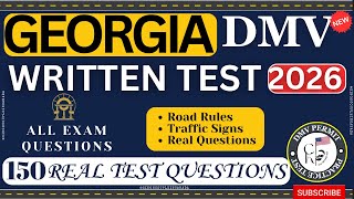 GEORGIA DMV permit test 2026 | Georgia DMV Written Test 2026 | DDS Georgia Practice Test 2026
