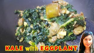 [Kale with Eggplant] |Indian Style Kale Recipe| |Kale Recipes| |Kale Poriyal|