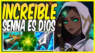 🤩¡INCREÍBLE la BUILD de SENNA DAÑO INFINITO + TANQUE!🤩 *NO TIENE SENTIDO, MUY ROTO*