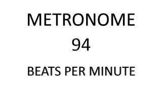 METRONOME 94 BPM