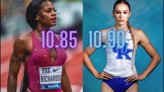 Sha’Carri Richardson vs Abby Steiner In 100m | 2022 USATF Prediction