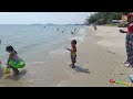 แหลมแม่พิมพ์ หาดทรายขาว น้ำใสกว่าที่คิด นั่งโง่ๆริมทะเล