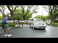 How to photograph a photo set for a Car Dealership