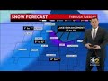 Chicago Weather: Heavy Snow On Monday