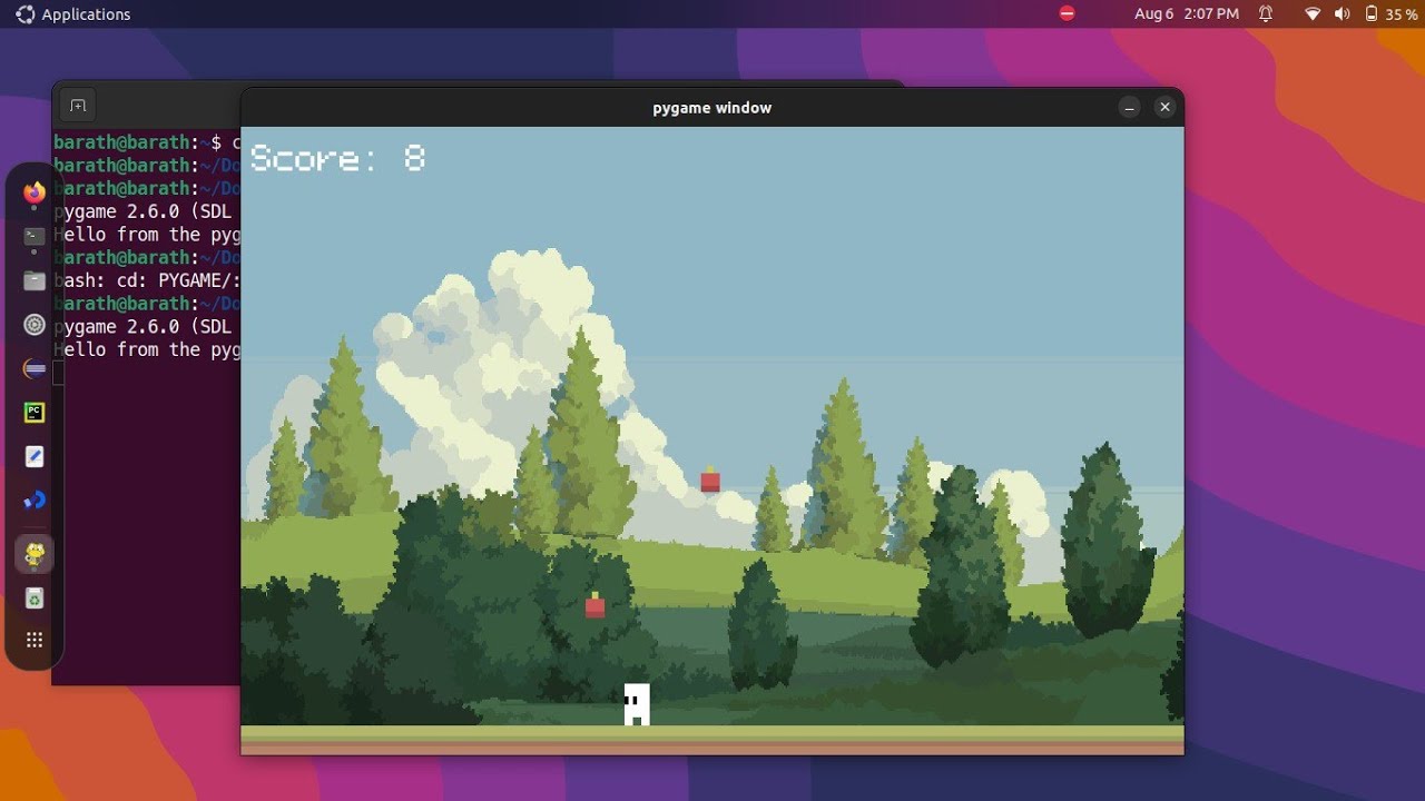 2d Game Using Pygame Module Youtube
