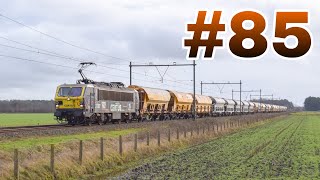 Certus Rail HLE 27 2707 met Sinterdolomiettrein. Toeterende Varkensneuzen en meer te Nispen, NL. #85