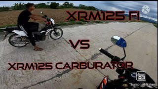 XRM125 Fi Vs XRM125 CARBURATOR