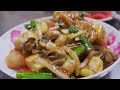 seni ketrampilan memasak！memasak dengan api sangat kuat tumis taiwan