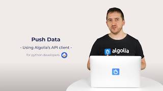 Algolia Build 101 - Push Data - for Python developers