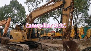 313C 13ton used cat excavator for sale