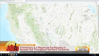 6.2-Magnitude Earthquake In Nevada Shakes Northern California